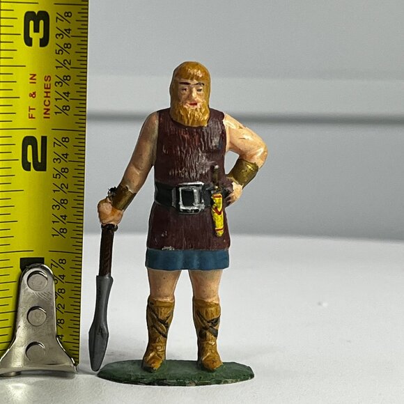 Vintage Marx Warriors Of The World Olaf Plastic Toy 1960s Hong Kong (Damaged) - Picture 5 of 9